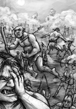 Giant Fight © 2012 Jenna Fowler under CC BY-SA 3.0